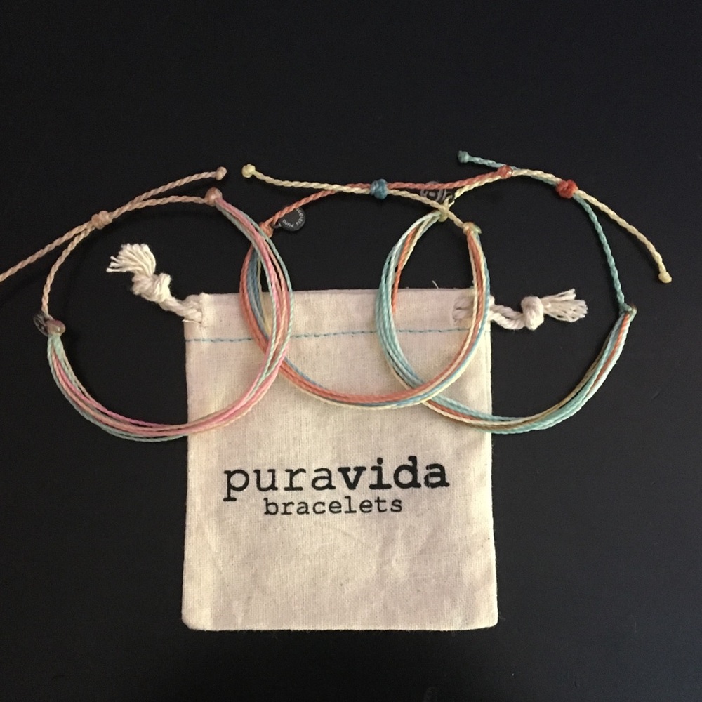 3 Pack Pura Vida Bracelets